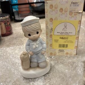 Precious Moments Navy Sailor